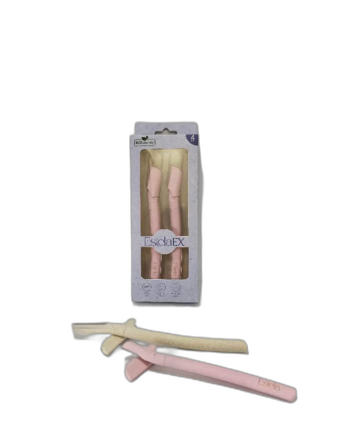 EselaX 4-Piece Facial & Eyebrow Razor Set