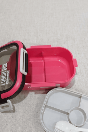 Best Bento Lunch Box – Leak-Proof 2-Compartment Meal Prep Container with Spoon
